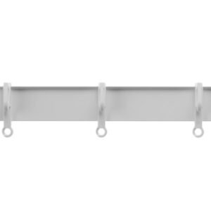 Aluglyde White Track Complete With Fittings