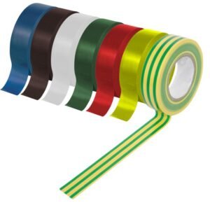 PVC Insulation Tape Pack 10 - Green & Yellow 5m