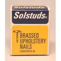 Upholstery Nails - Brassed (Box Pack) 10mm