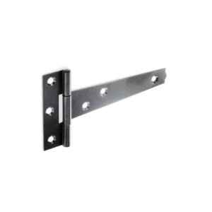 Light  Tee Hinges Black 10 Pairs