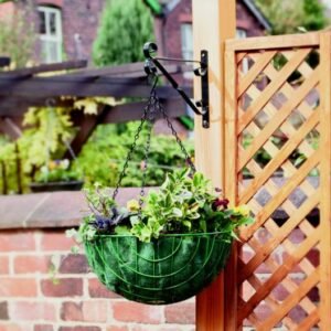 Hanging Basket Bracket - 30cm/12" Black