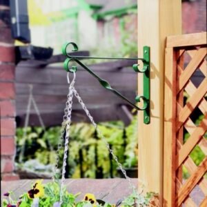 Hanging Basket Bracket - 35cm/14" Green