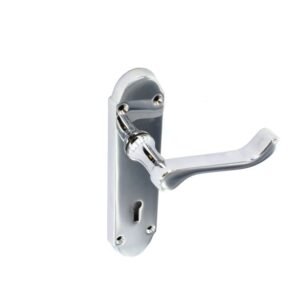 Chrome Shaped Handles (1 Pair)