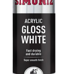 Spray Paint - Gloss White (Aerosol) - 500ml