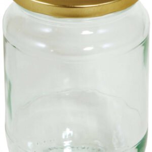 Round Preserving Jar With Screw Top Lid
