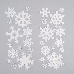 Snowflake Window Sticker Set - 13 Pack
