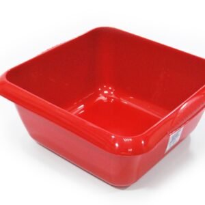 Square Bowl 7L Glitter Red