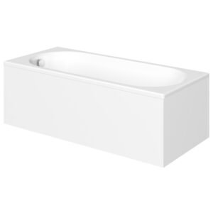 Cascade 2 Tap Hole Single End Bath