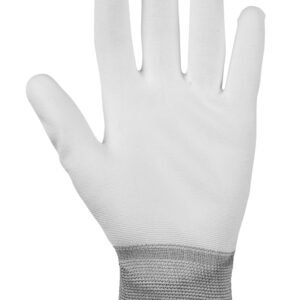 White PU Gloves
