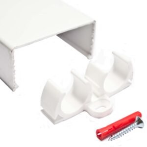 Trunking With Clips - 22mm