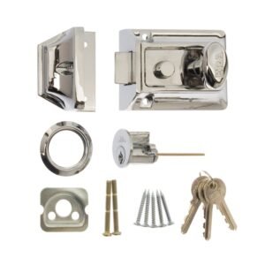 Trad Nightlatch Chrome Body - Chrome Eff 60mm