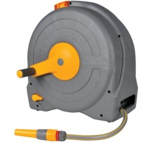 Thru-Flow Self Layering Reel and Hose - 0000 Fast Reel Free Standing