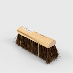 Yard/Garden Broom - Plain Stock, Extra Stiff Cane/Bassine