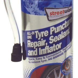 Tyre Puncture Repair, Sealer & Inflator