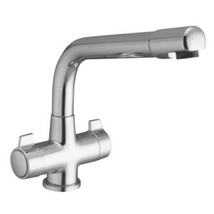 Mono Block Mixer Sink Tap - H: 230mm D:230mm Diameter: 45mm