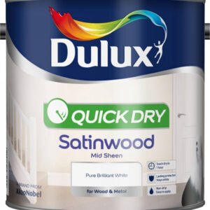 Quick Dry Satinwood 2.5L - Pure Brilliant White