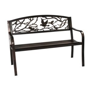 Bird Back Metal Bench