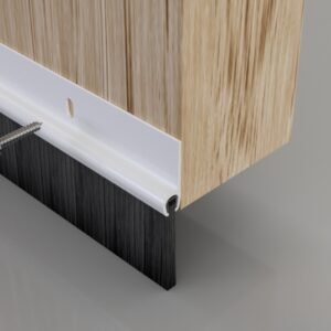 Brush Bottom Door PVC Seal - 914mm White