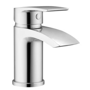 Aero Curve Basin Mixer Tap - H: 145mm D: 103mm