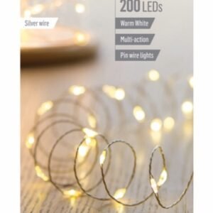 200 LED Multi Action Battery Operated Microbrights - Warm White