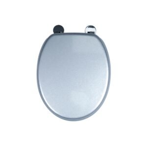 Flexi-Fix Toilet Seat - Quartz Silver