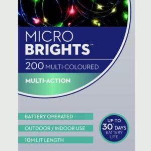 Multi Action Battery Operated Microbrights - 200 LED Multi