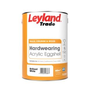 Acrylic Eggshell - 5L Brilliant White