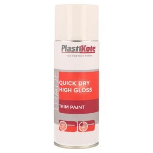 Quick Dry High Spray 400ml - White Gloss