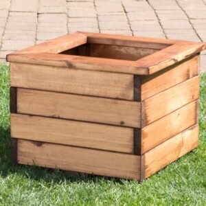 Square Wooden Planter