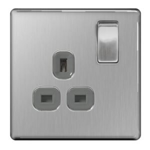 Switched Socket 1/2 Socket Double Pole