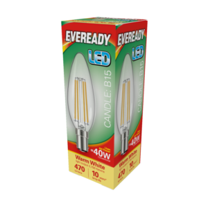 LED Filament Candle 470LM B15 SBC