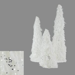 Fur Cones - Set 3 White