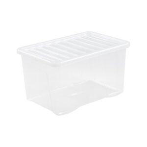 Clip Lid Box - 65L Clear
