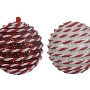 Foam Bauble With Hanger - 8cm