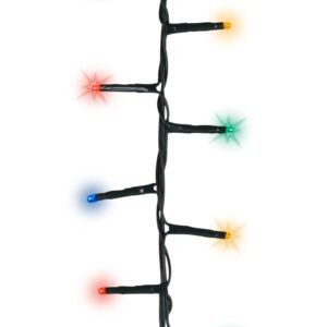 2000 LED Compact Twinkle Lights - Multi Coloured with Green Cable