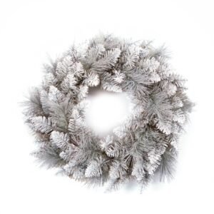 Silver Tip Wreath - 50cm
