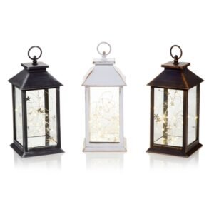 Lantern With Lights String - 28cm