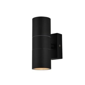 Leto Up Down Wall Light Black