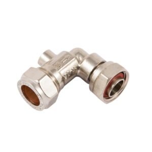 Angled Chrome Plated Service Valve