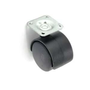 Twin Wheel Castor Plate Fix 40mm