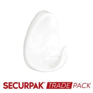 Oval Self Adhesive Hook White S/M/L