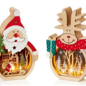 Window Christmas Character Scene - 16cm Battery Operated