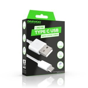 1m USB-A To USB-C Cable