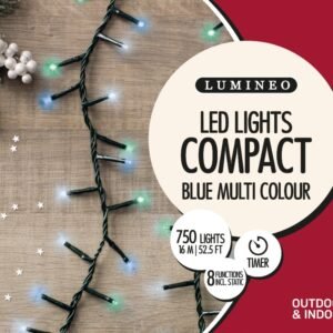 750 LED Compact Lights - Blue Multi Colour