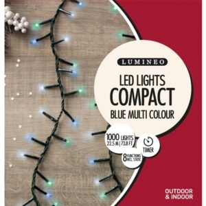 1000 LED Compact Lights - Blue Multi Colour