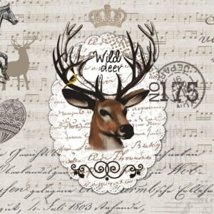 Rio Placemat - Wild Deer - Pack 12