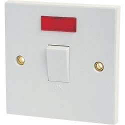 Double Pole Flush Switch with Pilot Lamp