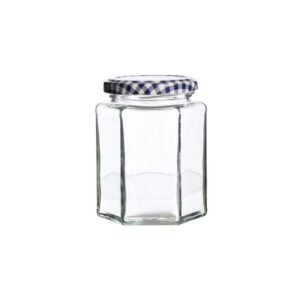 Hexagonal Twist Top Jar