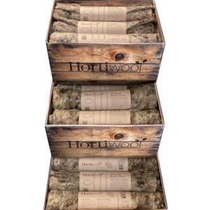 Wool Hanging Basket Liners Display Unit