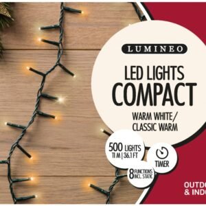 500 LED Compact Lights - Warm White/Classic White
